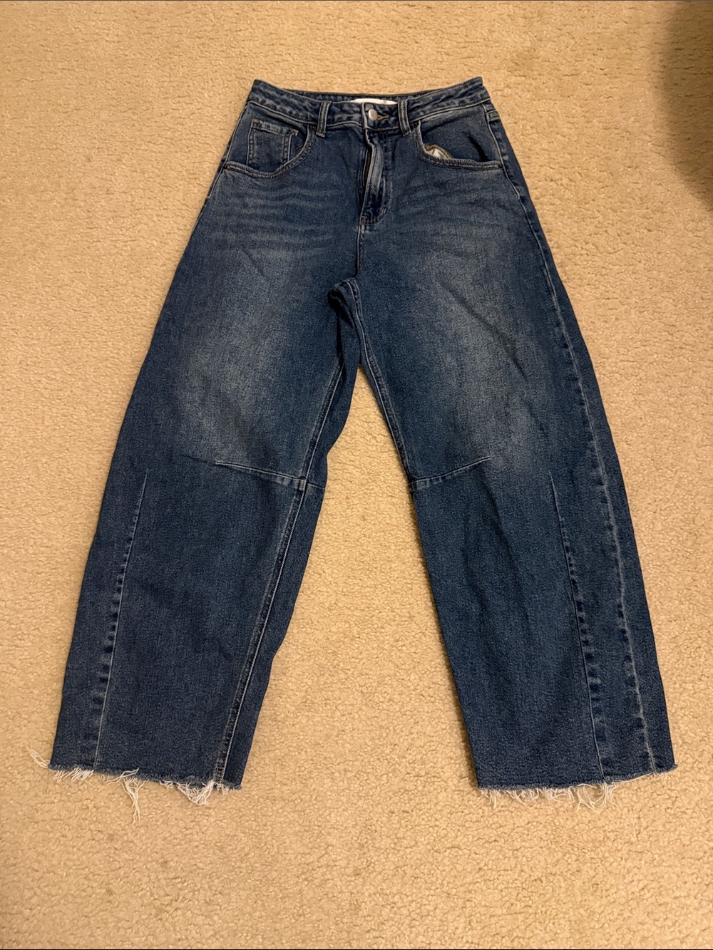 Altar'd State Dark Blue Straight Leg Jeans